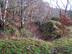 
Jamesville quarry from the top of the incline, Cwmcarn, December 2008